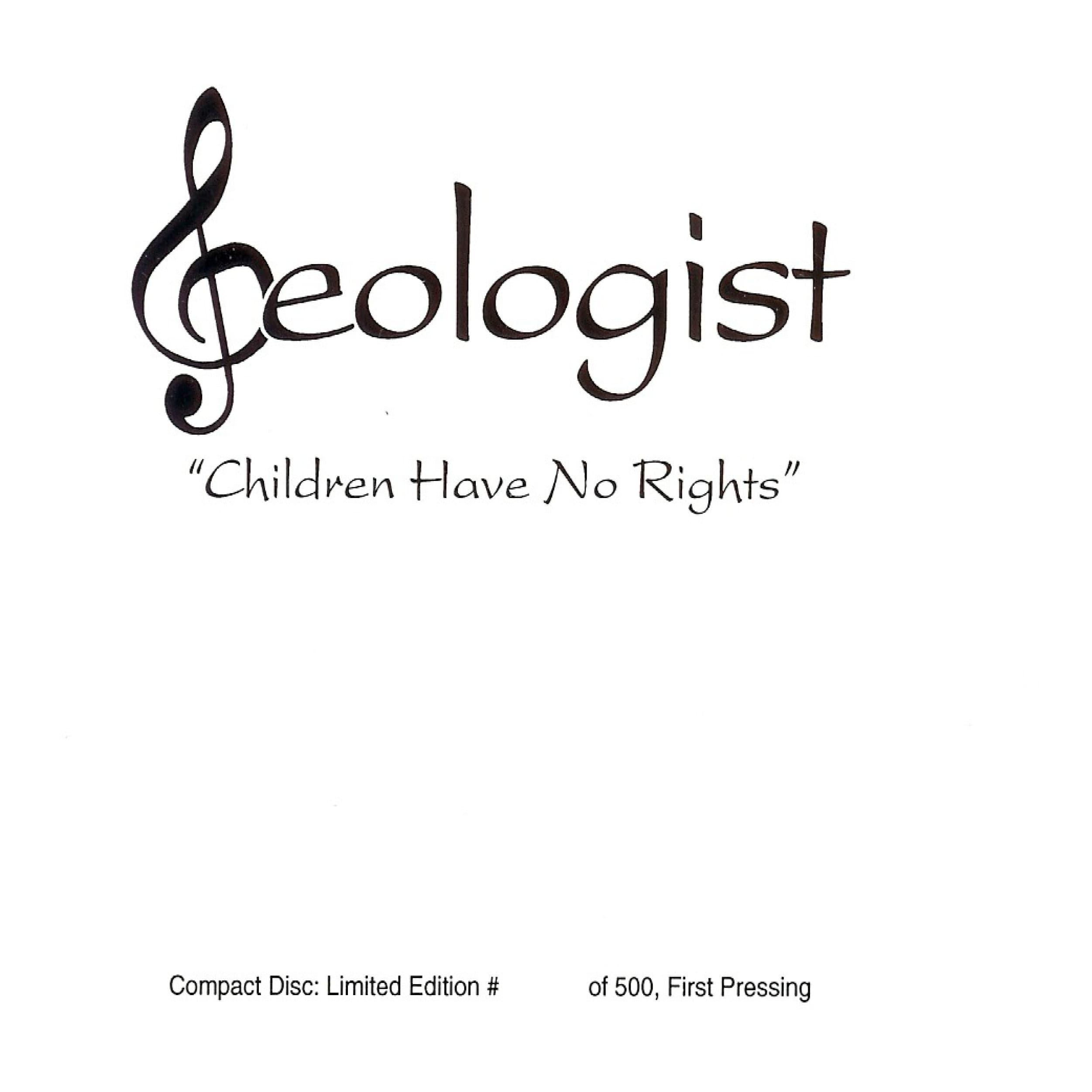 Children Have No Rights - Limited Edition Numbered Physical CD - Purchase by Mail + Shipping